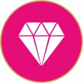 icon diamant pink